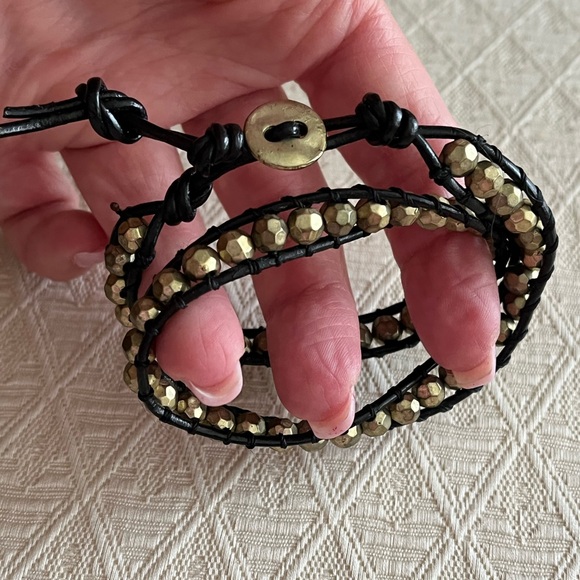 Pittsburgh Steelers Beaded Charm Bracelet + Silpada wrap bracelet - Picture 10 of 11